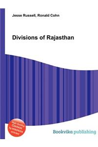 Divisions of Rajasthan