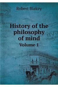 History of the philosophy of mind Volume 1