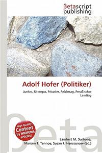 Adolf Hofer (Politiker)