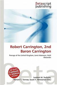 Robert Carrington, 2nd Baron Carrington