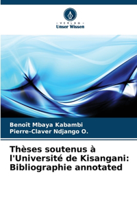 Thèses soutenus à l'Université de Kisangani