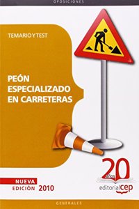 Peon Especializado en Carreteras. Temario y Test