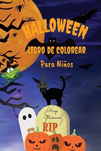 Halloween Libro de Colorear Para Niños