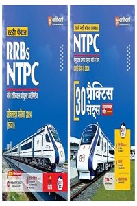 ARIHANT RRBs NTPC ONLINE EXAM 2024-25 STUDY PACKAGE & 30 Practice Sets (CBT Stage-1) Combo Set Of 2 Books (IN HINDI)