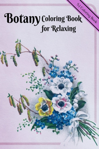 Botany Coloring Book for Relaxing