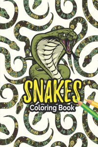 Snakes Coloring Book