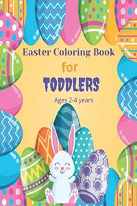 Easter coloring book for toddlers Ages 2-4 years
