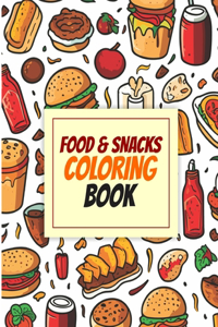 Food & Snacks Coloring Book
