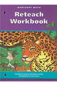Harcourt Math Reteach Workbook, Grade 6