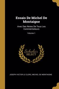 Essais De Michel De Montaigne