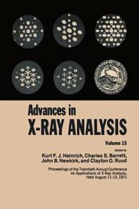 Advances in X-Ray Analysis