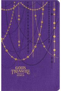 Niv, God's Treasure Holy Bible, Leathersoft, Amethyst: Golden Promises and Priceless Stories: Golden Promises and Priceless Stories