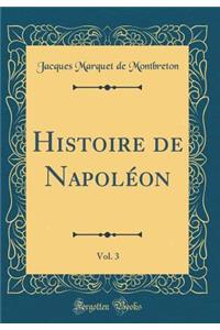 Histoire de NapolÃ©on, Vol. 3 (Classic Reprint)