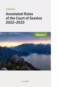 Greens Annotated Rules of the Court of Session