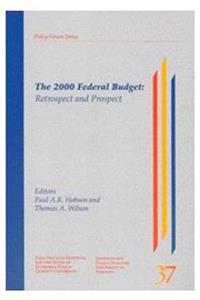 The 2000 Federal Budget, Volume 57