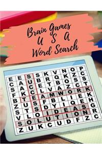 Brain Games USA Word Search