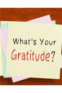 What's your gratitude?
