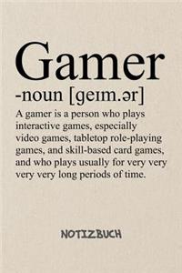 Gamer NOTIZBUCH