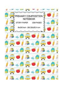 Primary Composition Notebook For Kids