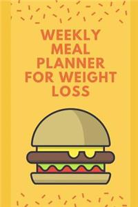 Weekly Meal Planner For Weight Loss