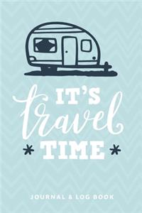 Caravan Travel Journal Daily Log, Checklists And Journaling Prompts