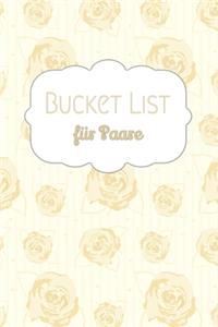 Bucket List für Paare