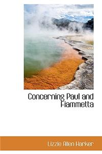 Concerning Paul and Fiammetta
