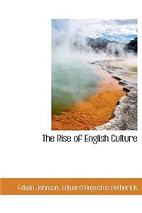 The Rise of English Culture