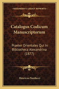 Catalogus Codicum Manuscriptorum