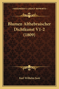 Blumen Althebraischer Dichtkunst V1-2 (1809)