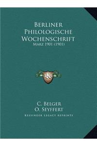 Berliner Philologische Wochenschrift