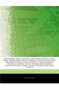 Articles on Australian Penal Colonies, Including