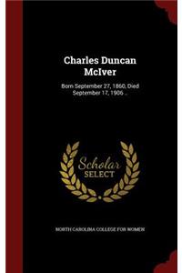 Charles Duncan McIver