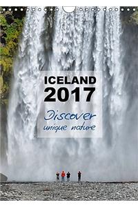 Iceland Calendar 2017 - Discover Unique Nature - UK Version 2017