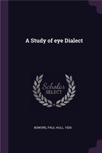 Study of eye Dialect