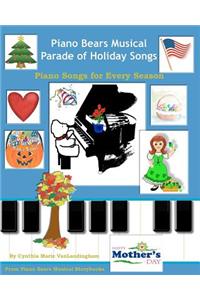 Piano Bears Musical Parade of Holiday Songs