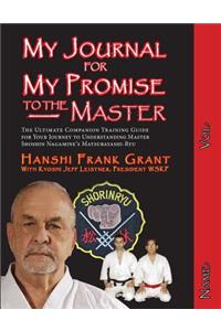 My Journal for My Promise to the Master
