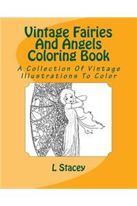 Vintage Fairies And Angels Coloring Book