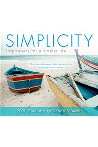 2021 Simplicity -- Inspirations for a Simpler Life Boxed Daily Calendar