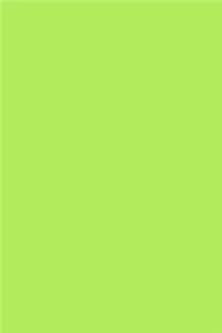 Inchworm Green Color Journal Simple Plain All Inchworm Green