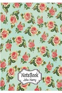 Rose Art Pattern: Notebook Journal Diary