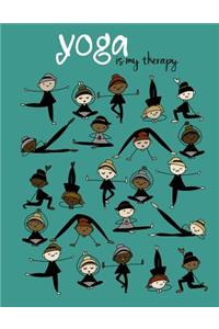 Yoga Is My Therapy; Yoga Journal/Yoga Gifts For Women