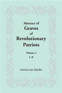Abstract of Graves of Revolutionary Patriots