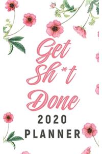 Get Shit Done 2020 Planner Weekly Monthly Planner Gift A beautiful