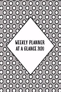 Weekly Planner At A Glance 2020