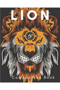 Lion Composition Book