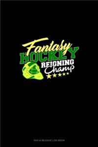 Fantasy Hockey Reigning Champ