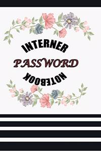 Internet Password Notebook