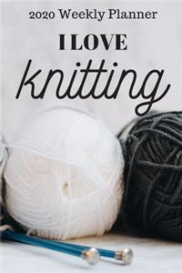 I Love Knitting 2020 Weekly Planner