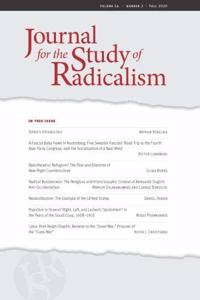 Journal for the Study of Radicalism 14, No. 2